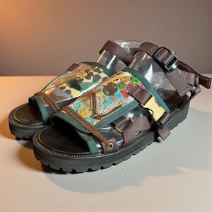 NWOB JAPAN JAPANESE KOLOR BRAND SIZE 10.5 SANDALS VIBRAM